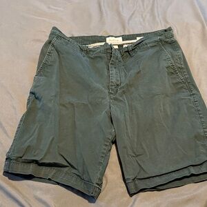 GoodFellow Dark Green Men's Flat Front Shorts